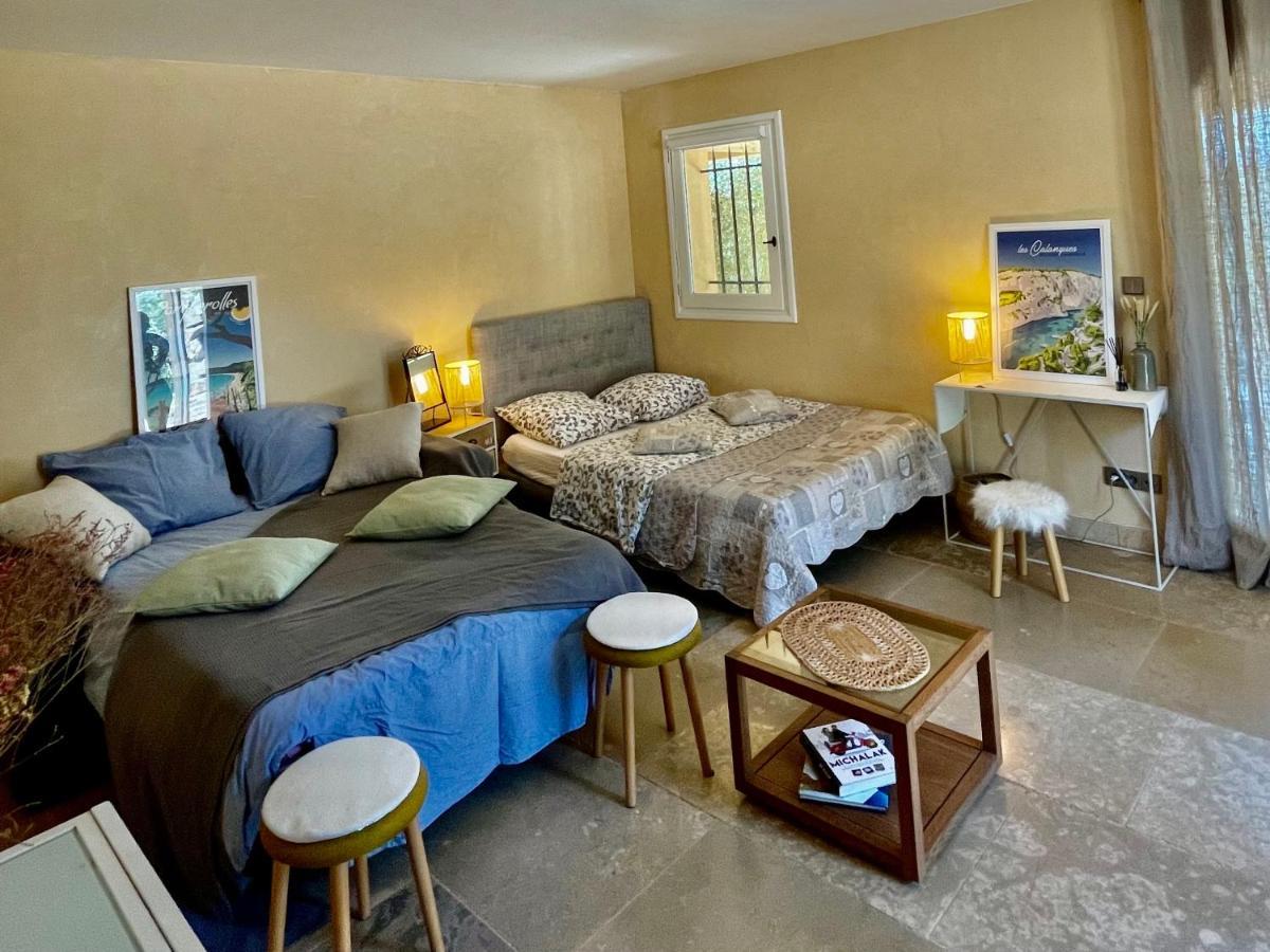 Villa Lumineuse Avec Piscine Clim 1Ere Etage Vue Panoramique Sur Les Montagnes Sur Le Site De La Sainte-Victoire Le Tholonet Εξωτερικό φωτογραφία