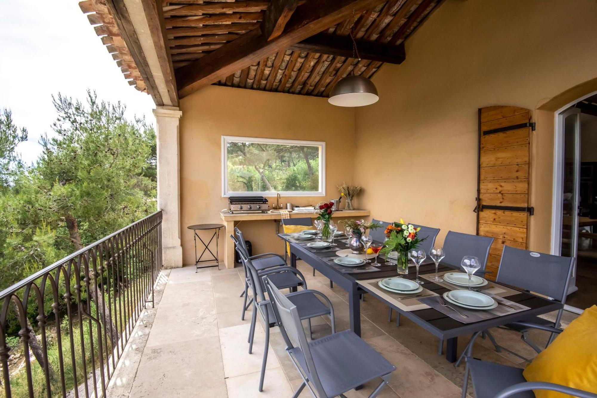 Villa Lumineuse Avec Piscine Clim 1Ere Etage Vue Panoramique Sur Les Montagnes Sur Le Site De La Sainte-Victoire Le Tholonet Εξωτερικό φωτογραφία